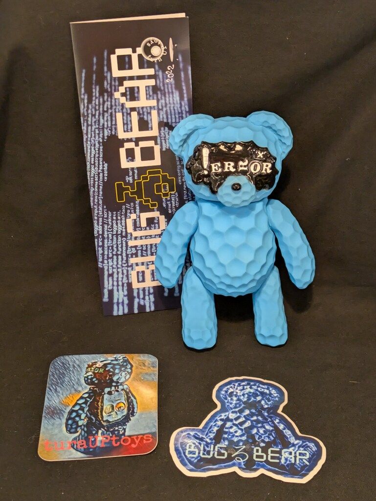 bugるbare バクるべあ ソフビ bugるbare バクるべあ ソフビ BUGるBEAR turn up toys ソフビ バグ
