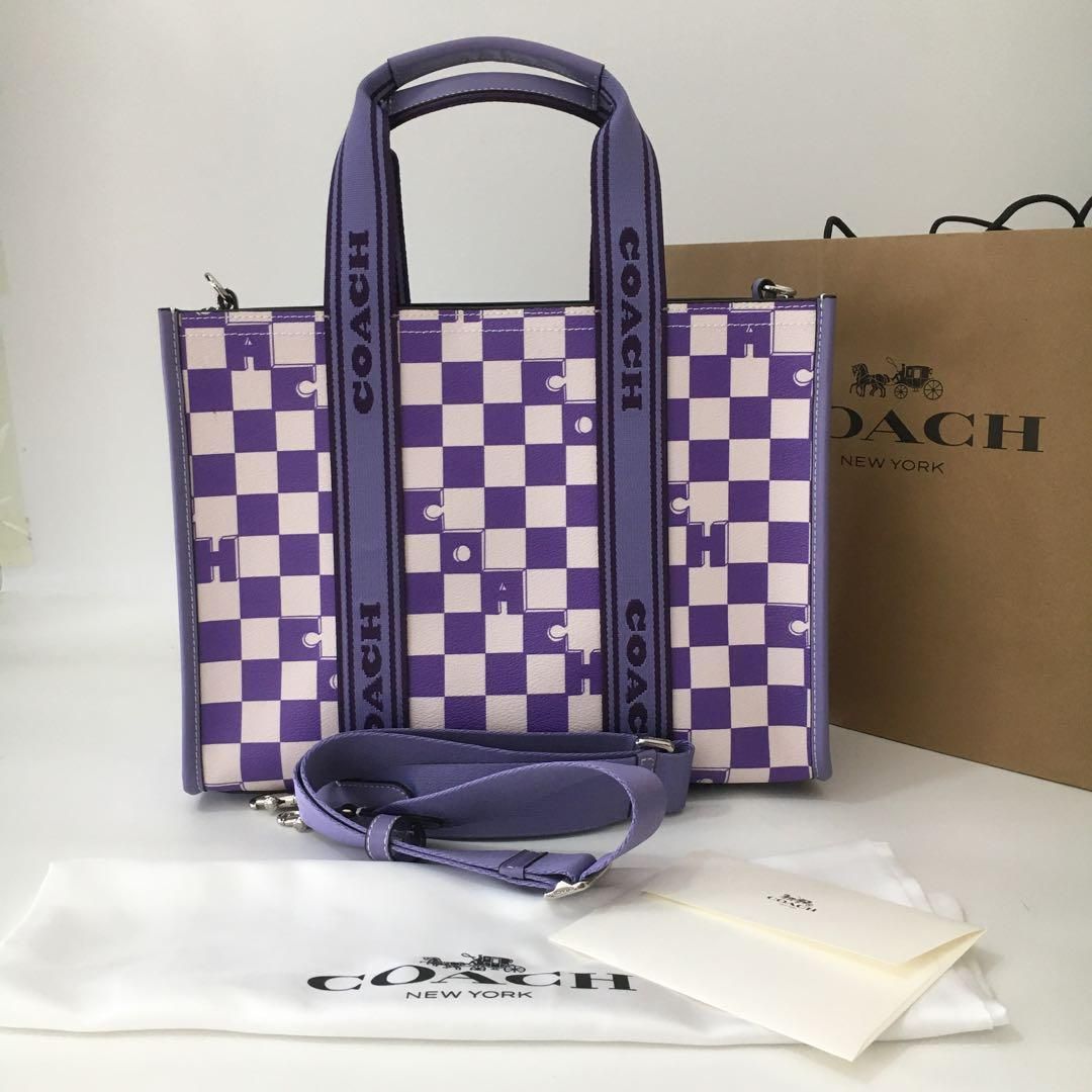 【新品】COACH チェッカーボード スミス トート CR101