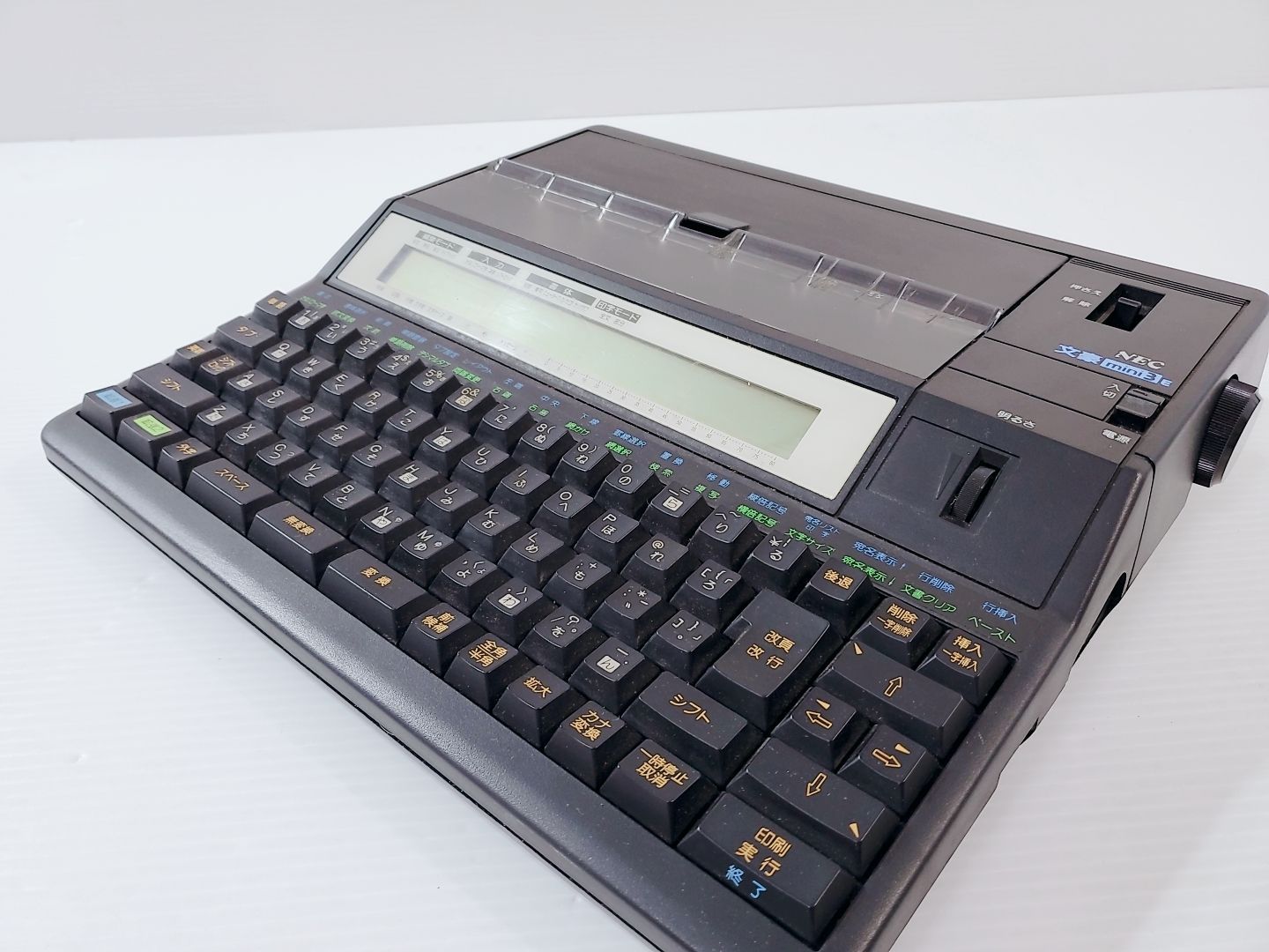 ワープロ　文豪　NEC パーソナルワードプロセッサ　JX-A200 楽天市場】ワープロ NEC 文豪 JXA200（JX-A200）【整備済・動作