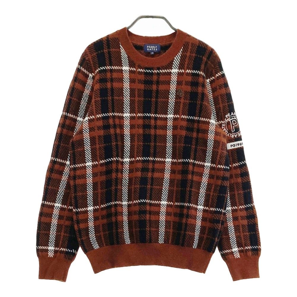 パーリーゲイツ 羊毛カシミヤ セーター ジップ付 サイズ4