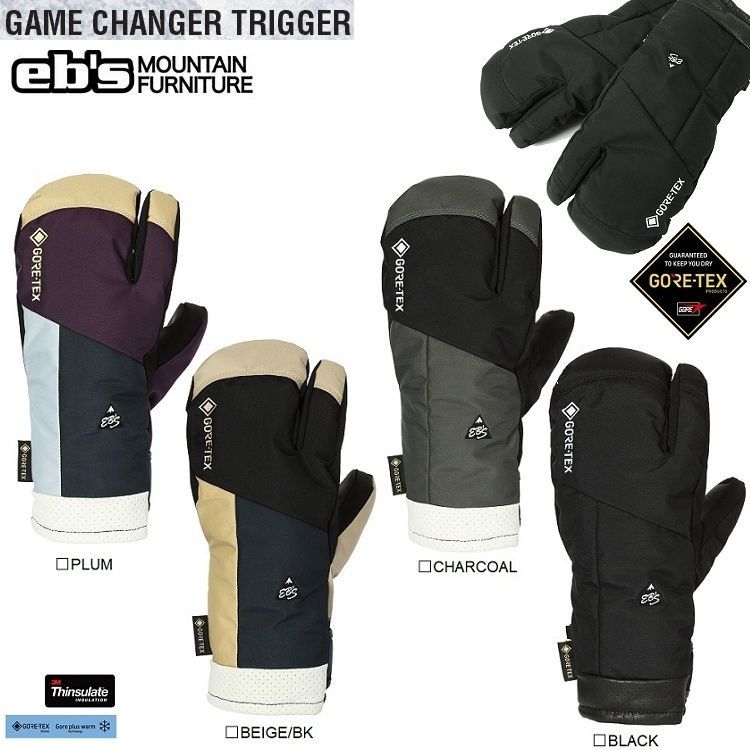 eb s|エビス GAME CHANGER TRIGGER | GORE-TEX 25‐26 ゲームチェンジャー トリガー ゴアテックス ABEAM特別価格|Eb s|エビス グローブ|スノーボード用グローブ 4500003