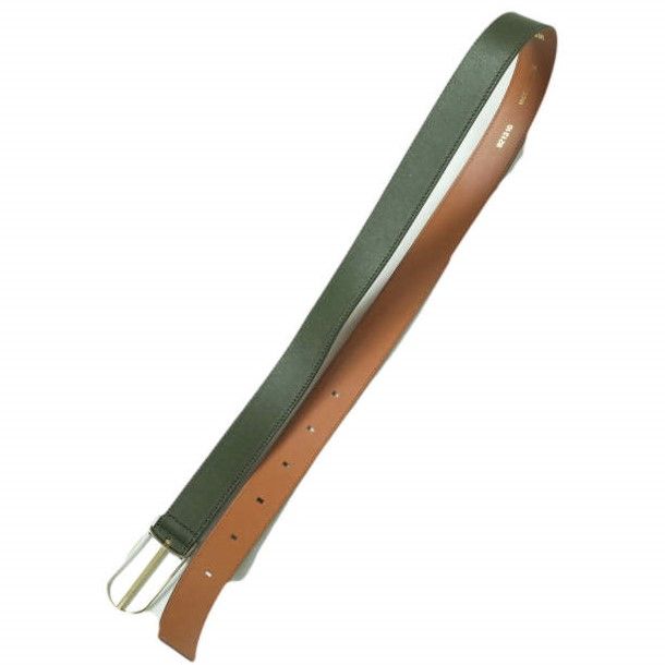 Maison Boinet ベルト グリーン MAISON BOINET＞BUCKLE BELT30/ベルト
