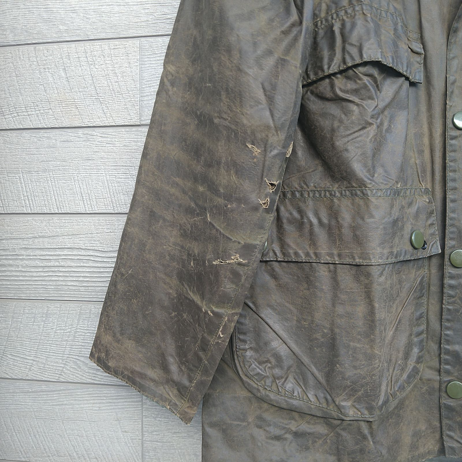 ☆80s☆ バブアー BARBOUR 1 Crest Vintage Barbour 