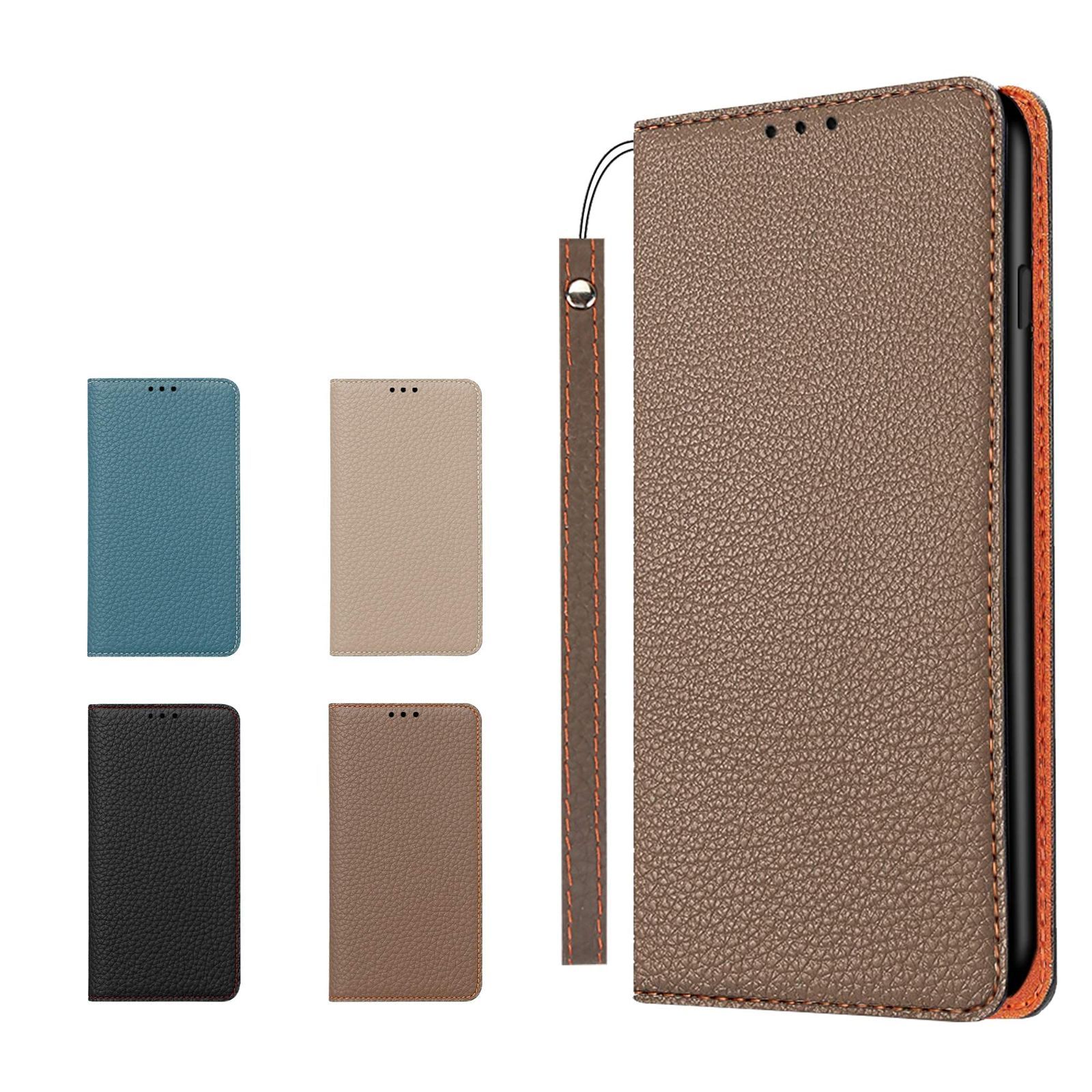 【数量限定】カバー アイフォン15 本革 レザー 手帳型 いPhone15 高級牛本革ケース カバー スタンド機能 ケース ストラップ付き マグネット式 iPhone15 カードポケット ギフトボックス付き CLICSUN 
