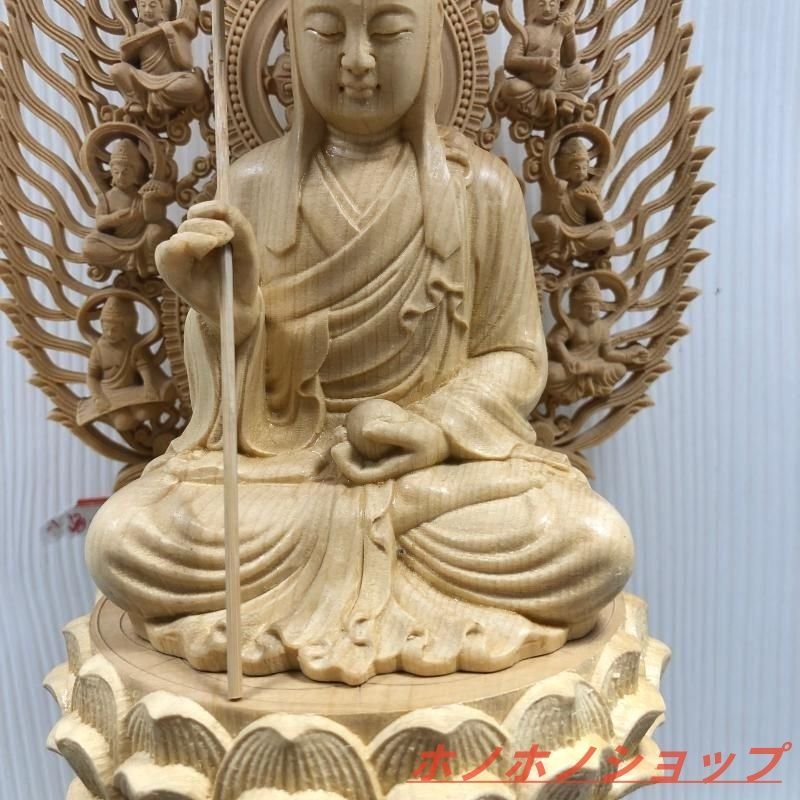 ガラス製仏像 透明感のある白色 台湾 呼びつけ