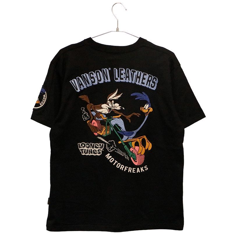 VANSON × LOONEY TUNES ロードランナー × ワイリー・コヨーテ 刺繍