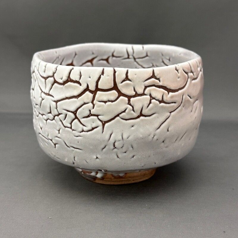 萩焼鬼萩抹茶碗 - メルカリ