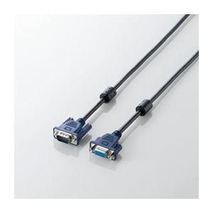 （まとめ）エレコム ディスプレイ延長ケーブル CAC-E15BK〔×3セット〕