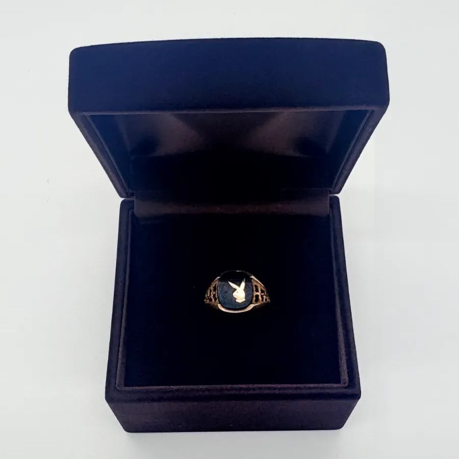 値下げしました❗️【UK製 ヴィンテージリング】 UK K9 ゴールド