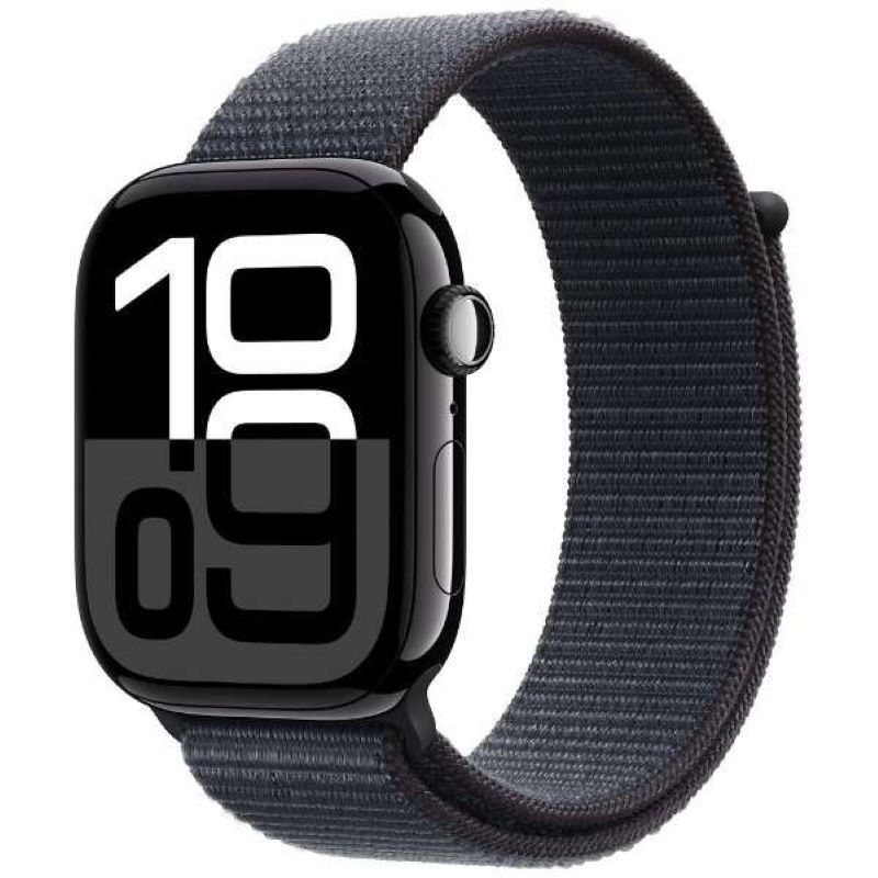 Apple Watch Series 10 GPSモデル 46mm MWWR3J/A ジェットブラック・インクスポーツループ【新品】12501K347