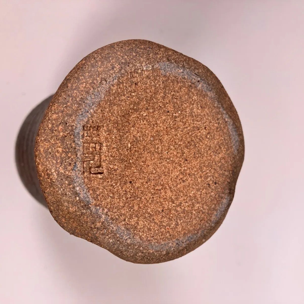 信楽焼 花瓶 くし目 信楽焼 花瓶 花入れ 青窯変クシ目 高さ25cm