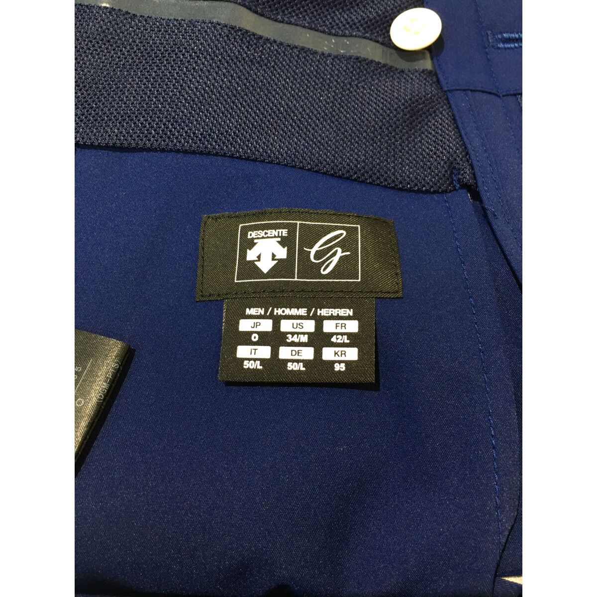coco 中古 デサントゴルフ DESCENTE GOLF メンズ パンツ O 紺 ネイビー ストレッチ 中古 メンズ デサントゴルフ DESCENTE GOLF パンツ O 紺