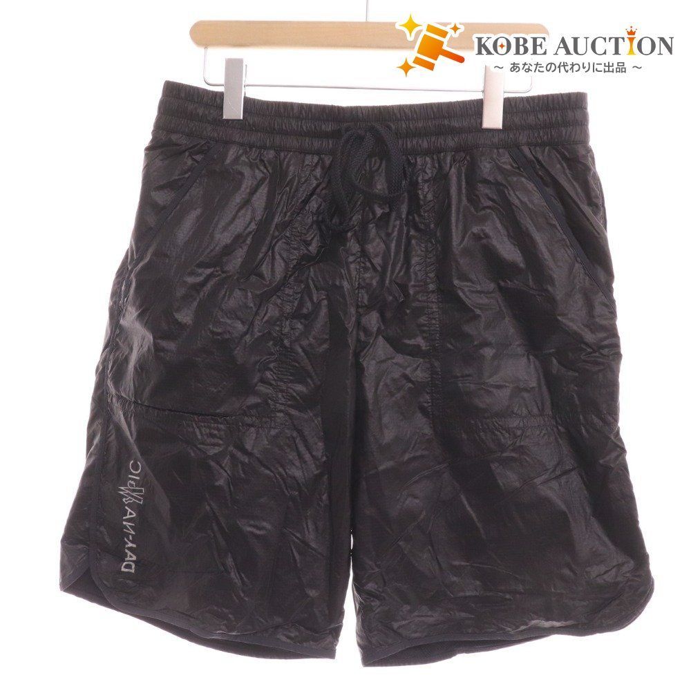 モンクレール ハーフパンツ SHORTS ショーツパンツ ナイロン メンズ L ブラック