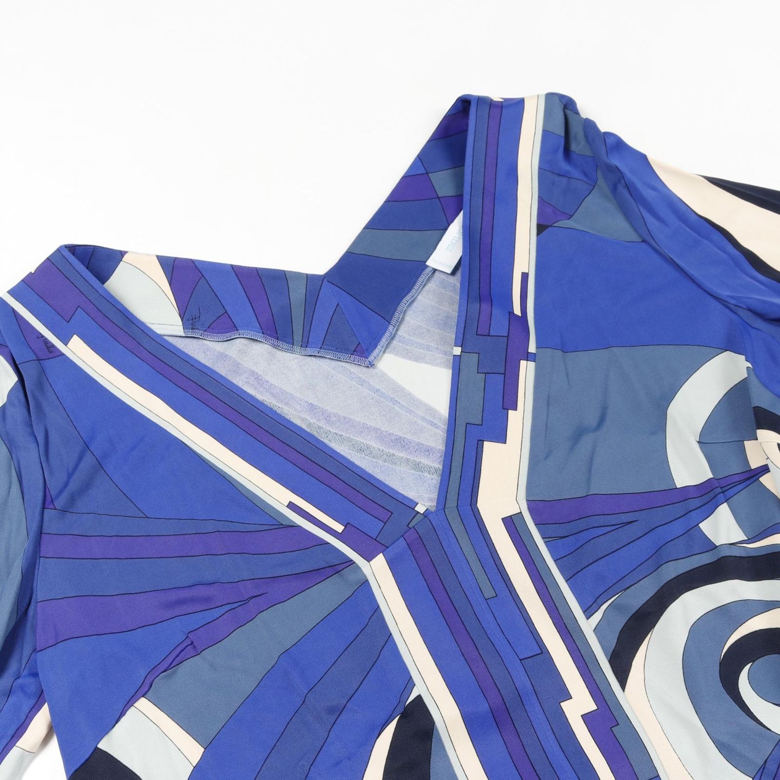 EMILIO PUCCI ワンピース エミリオプッチ Emilio Pucci ワンピース 96RG13 ブルー レーヨン