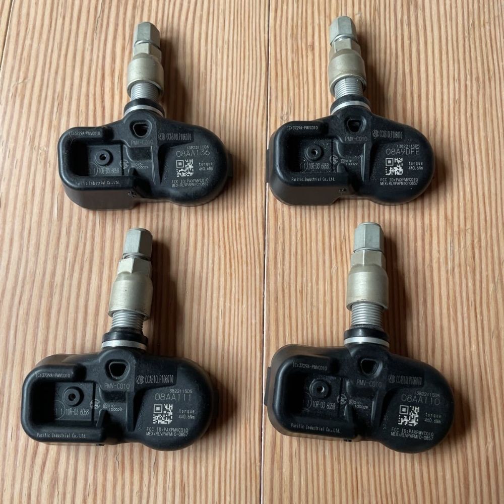 トヨタ 純正 TOYOTA 正規 バルブ タイヤ空気圧モニター 4個セット アルファード ヴェルファイア 30系 AGH3 GGH3 AYH30 パーツ エンジン タイヤ カスタム