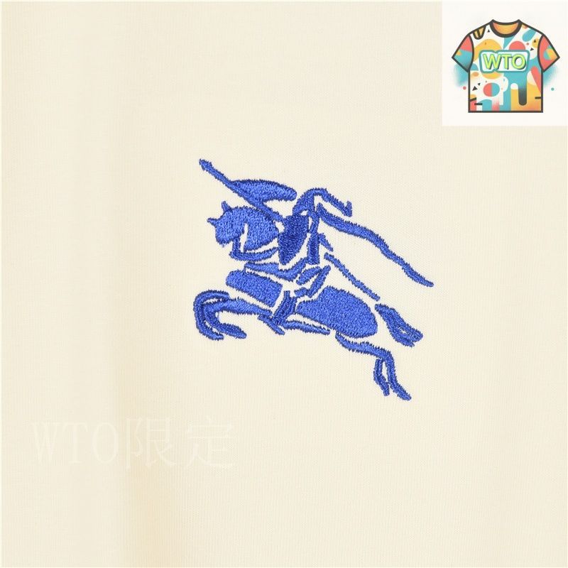 BURBERRY Tシャツ 8Y 128 135 BURBERRY (バーバリー) ホースフェリープリント クルーネック