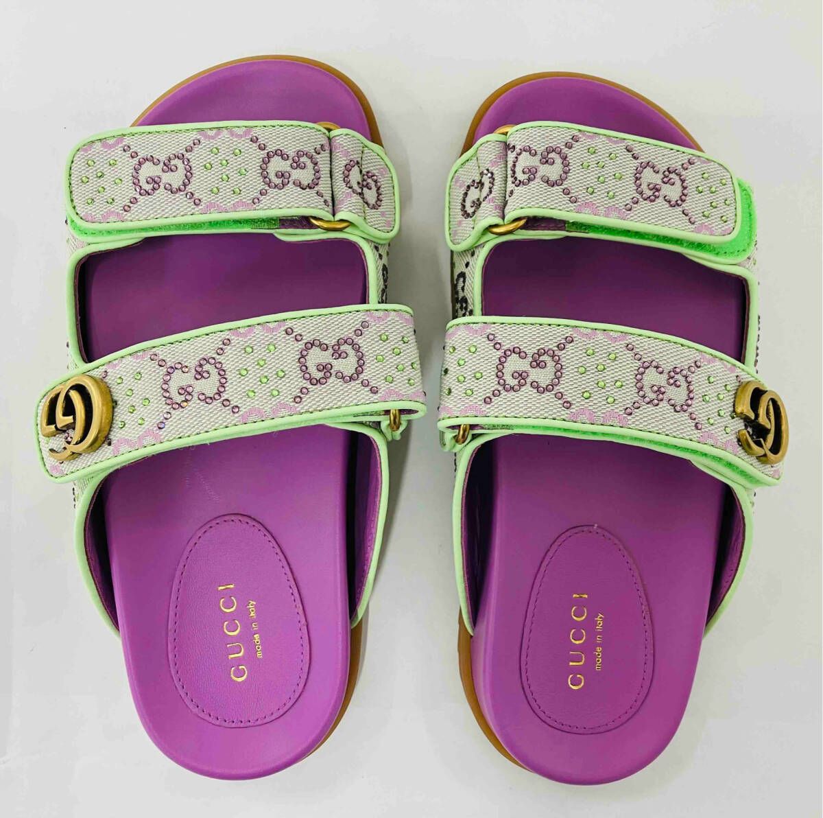 GUCCI グッチ GGクリスタル 2024春夏モデル サンダル ライン