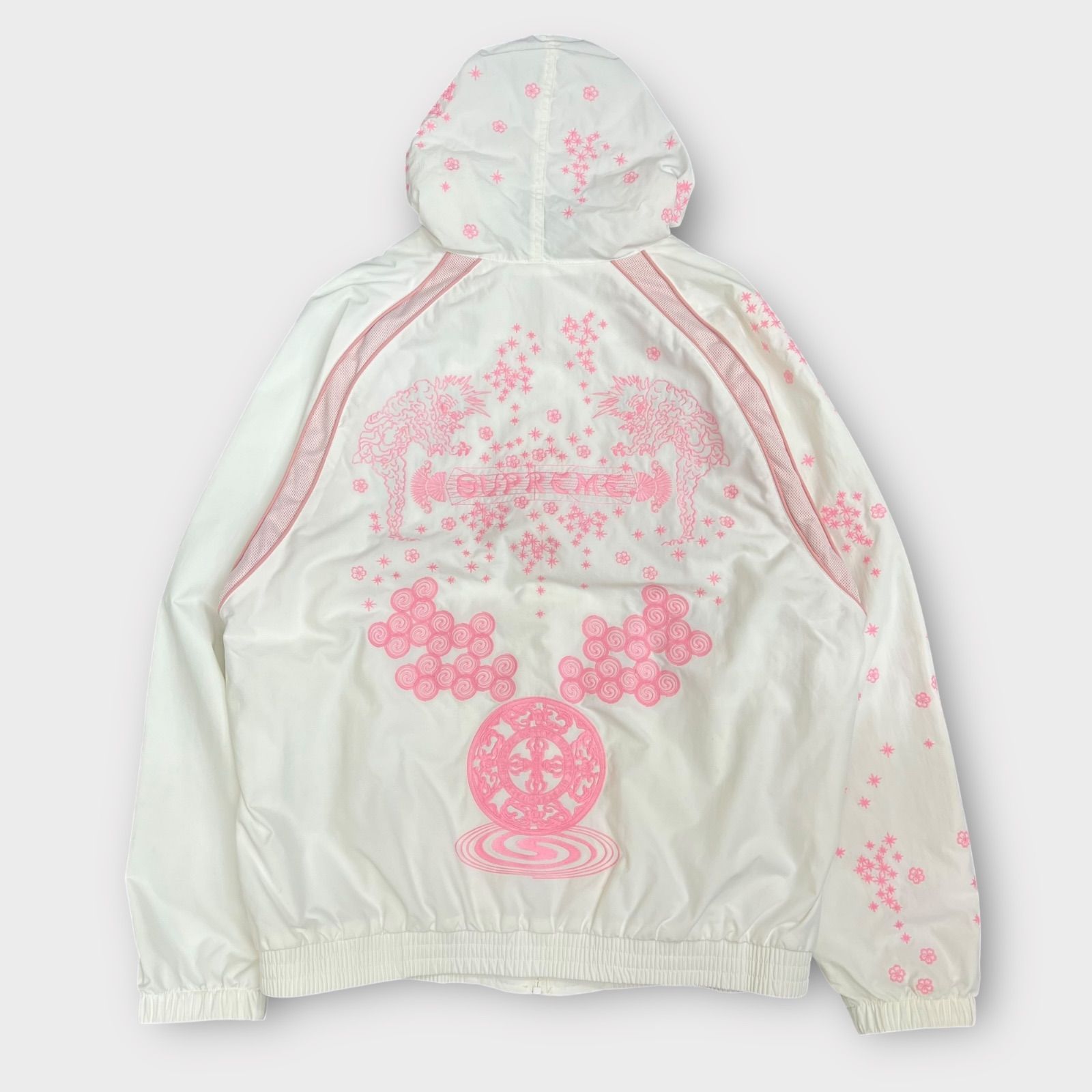 Supreme 22ss AOI Glow-in-the-Dark Track Jacket White 葵産業 