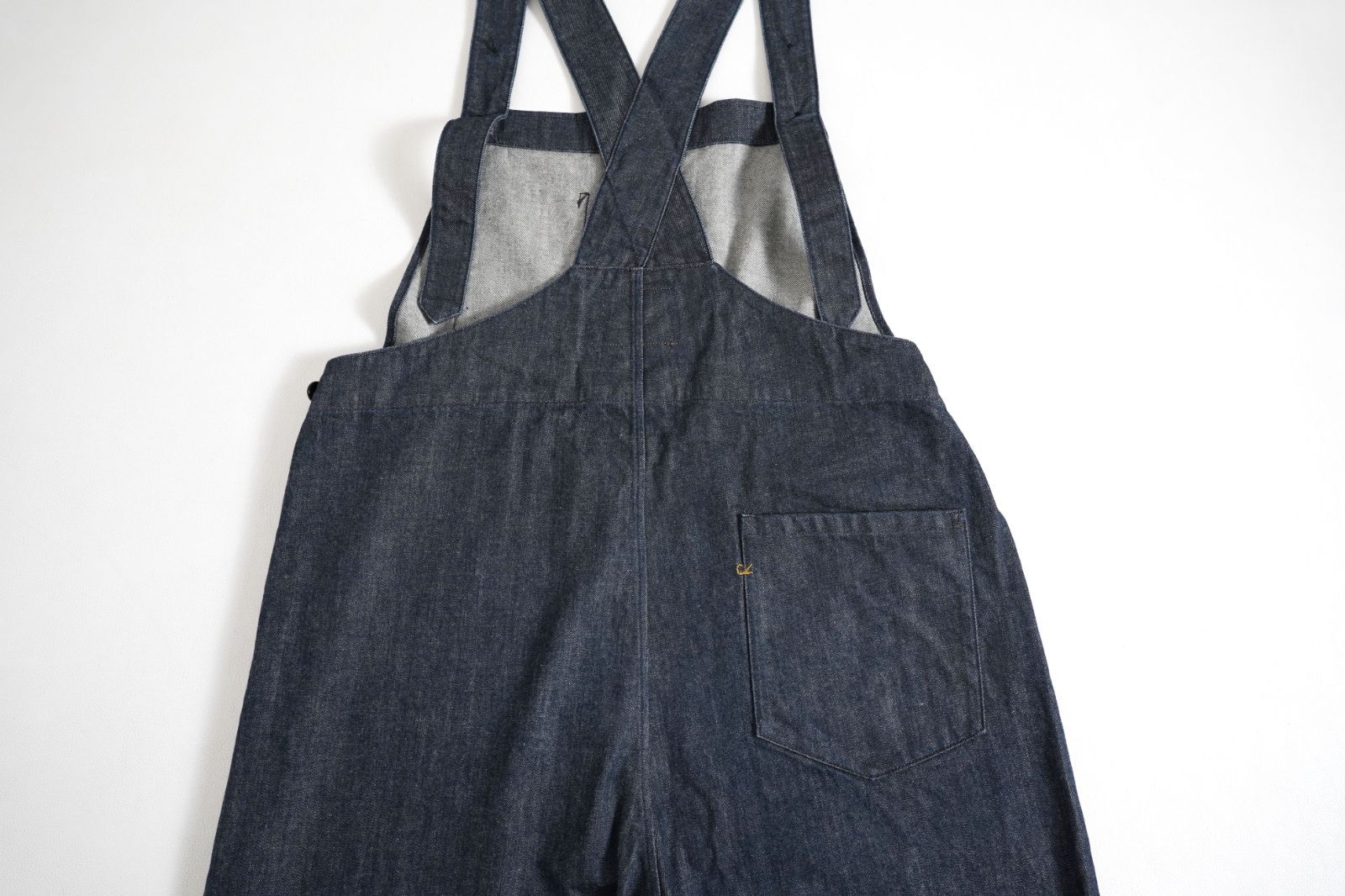 美品❁45R デニムの908スモックオール 小麦デニム オーバーオール 45R（フォーティファイブアール）の「デニムの908スモックオール