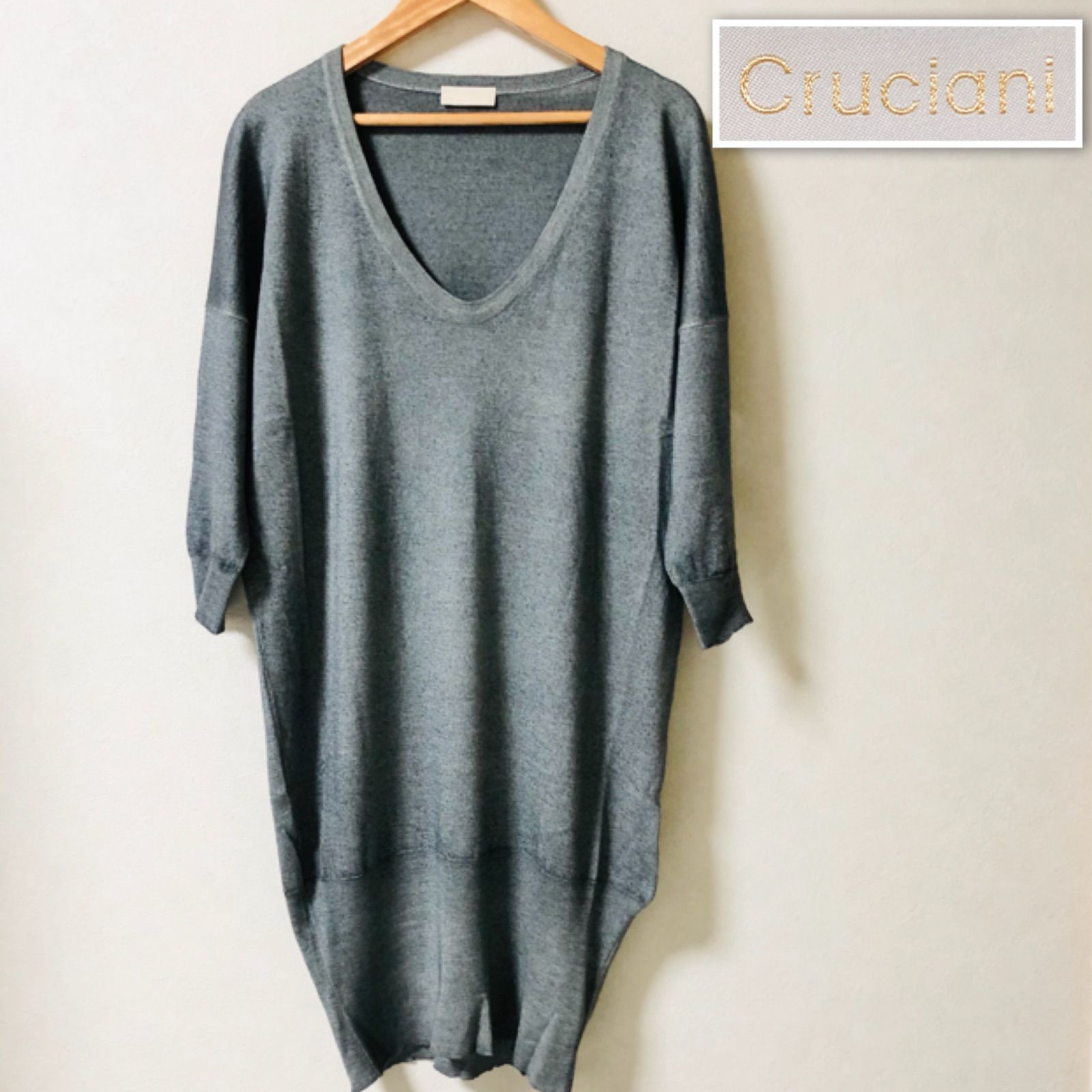 □極美品□希少カシミヤ70%×シルク30%□Cruciani クルチアーニ ニット 