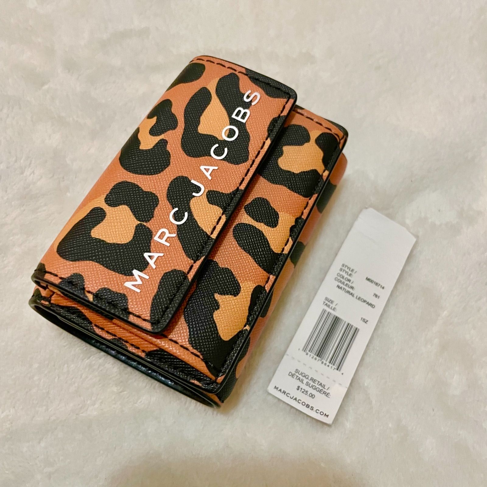 マークジェイコブス MARC JACOBS 三つ折り財布 レオパード ミニ財布 - メルカリ