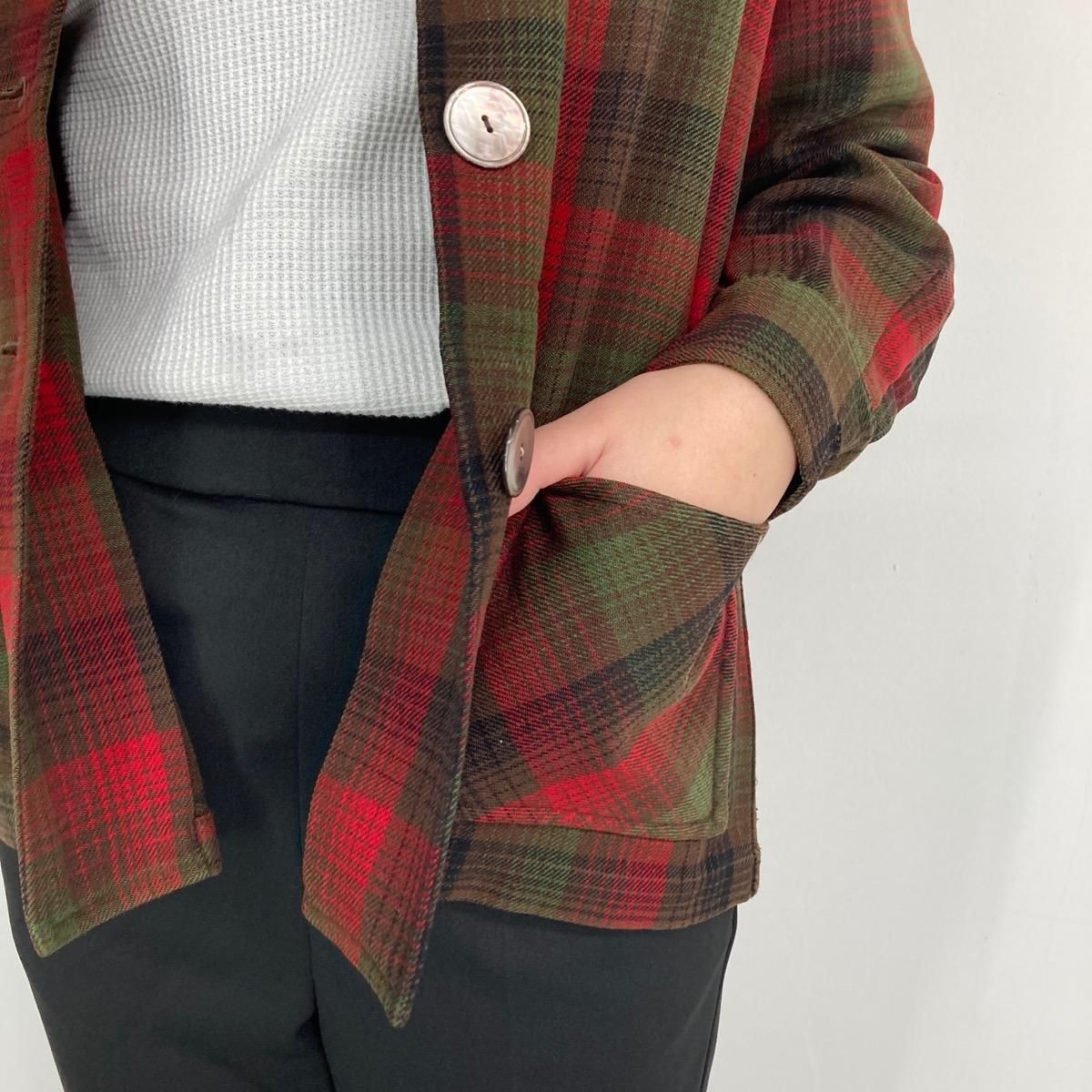 古着 40年代 ペンドルトン PENDLETON ボードシャツ チェック柄 長袖 