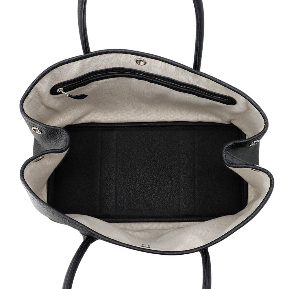 エルメス トートバッグ ガーデンパーティPM ブラック/シルバー金具