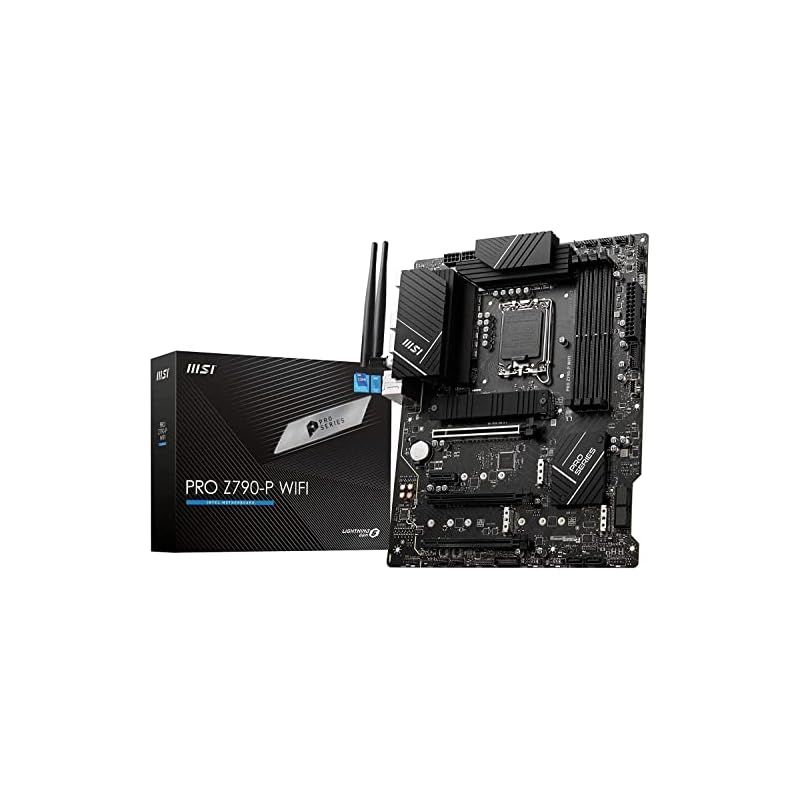 MSIマザーボード PRO Z790-P WIFI DDR5 第14/13/12世代CPU(LGA1700)対応 ATX 拡張ヒートシンクM.2 Shield Frozr [Intel Z790搭載] MB5917 1
