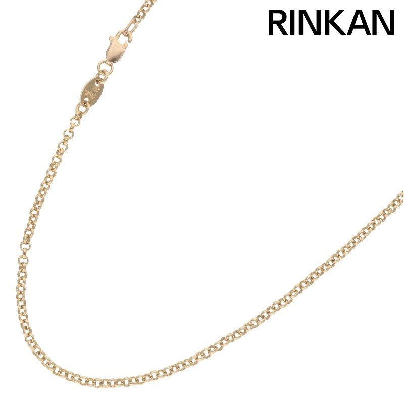 クロムハーツ 22K NECKCHAIN R16/ロールチェーン16inch ゴールド