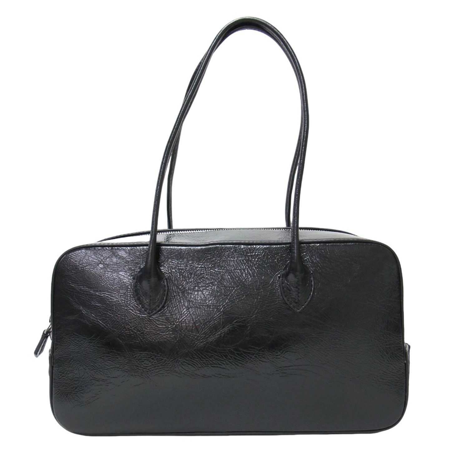 美品】MAISON CANAU メゾン カナウ バッグ ブラック 黒 / レザー