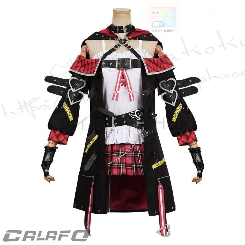 バーチャルYouTuber風 彩虹社 VTuber 沙花叉クロヱ コスプレ衣装 演出服 cosplay 変装 仮装ハロウィン