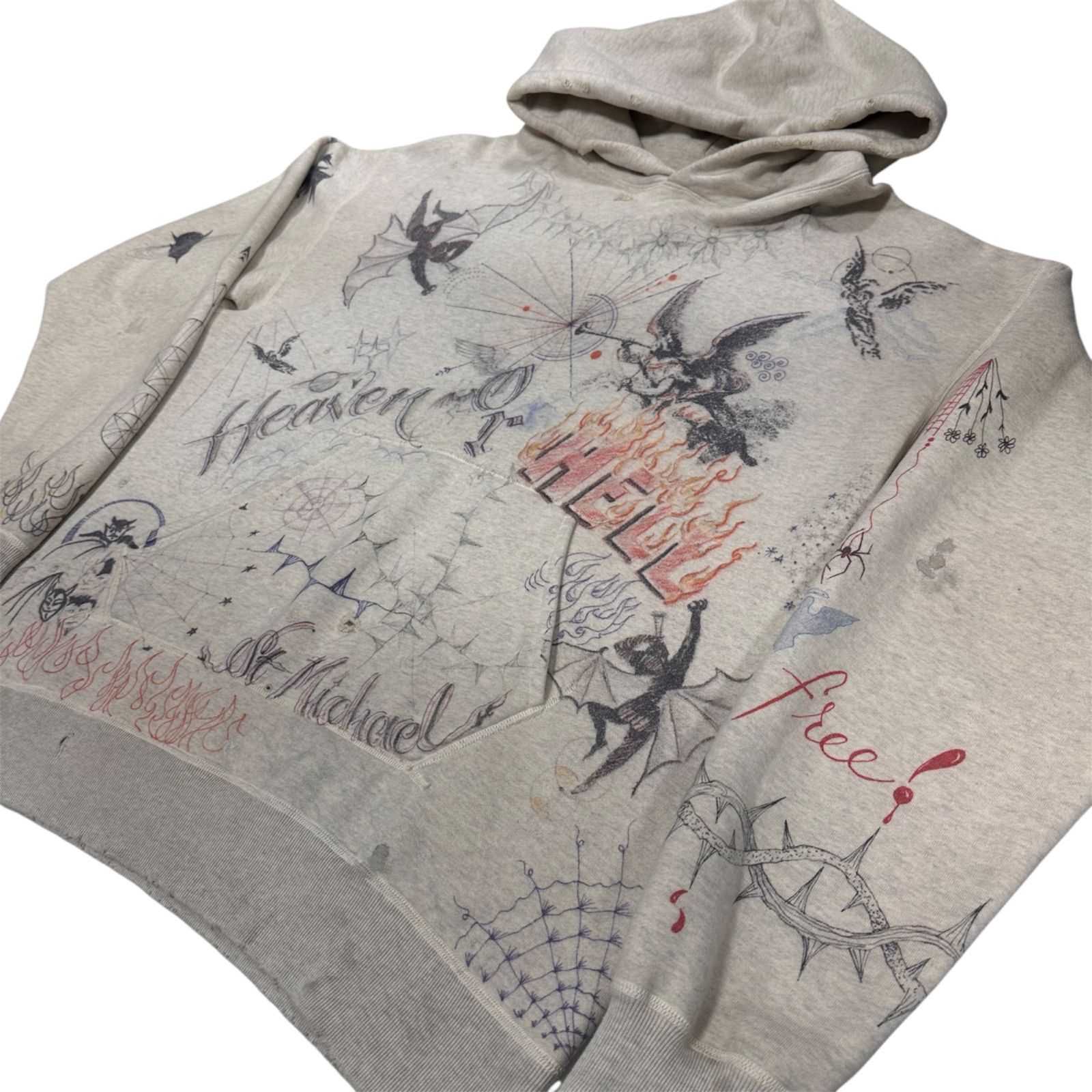 68】SAINT MICHAEL 21AW ×DR.WOO HOODIE パーカー フーディー セント 