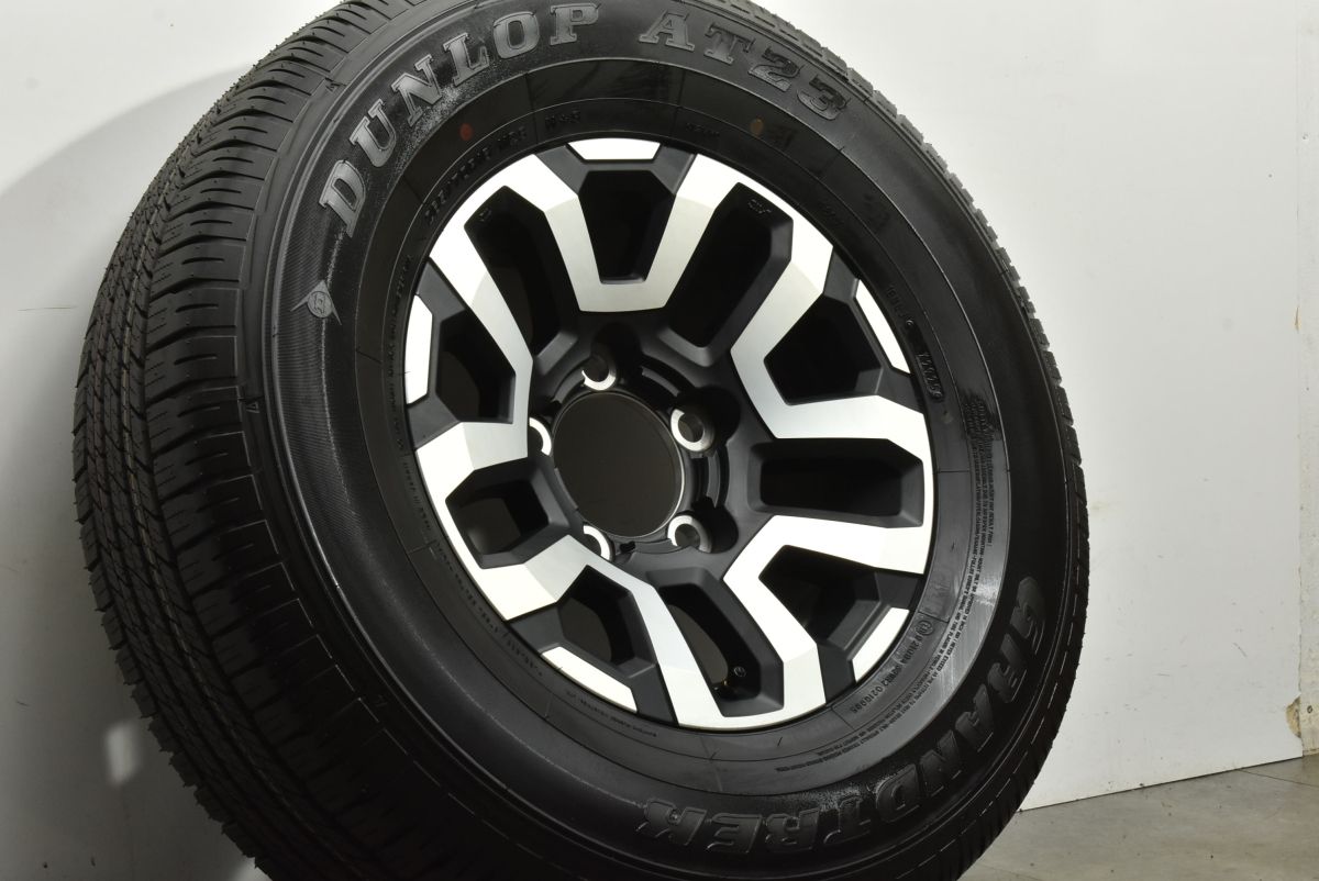 製 新車外し品 トヨタ ランドクルーザー 70 再再販 純正 16in 7J ±0 PCD150 ダンロップ グラントレック AT23 265 70R16 1本販売