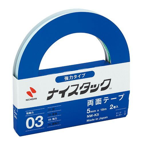 まとめ ナイスタック ＴＭ 強力タイプ ニチバン NW K 5 寸法 幅５ｍｍ 長１８ｍ