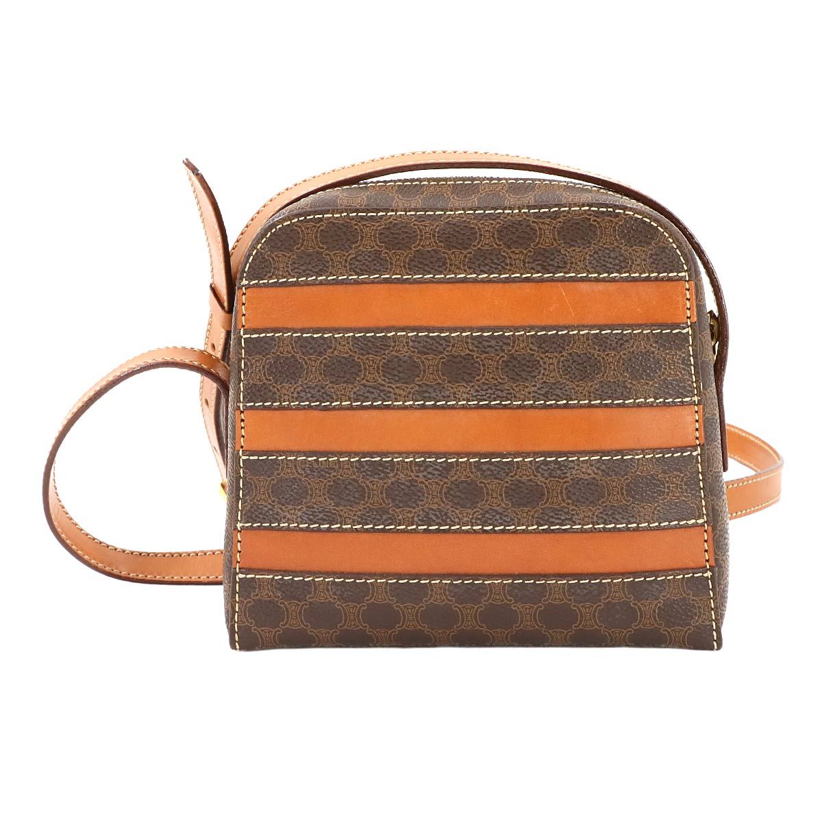 CELINE マカダム　ショルダーバッグ VINTAGE CELINE/セリーヌ】マカダム ショルダーバッグ