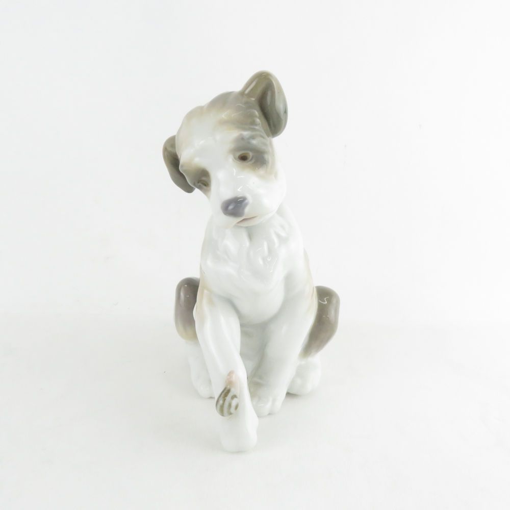 美品 LLADRO リヤドロ 6211「犬（ニューフレンド）」 フィギュリン 置物 陶器人形 SY9177Q - メルカリ