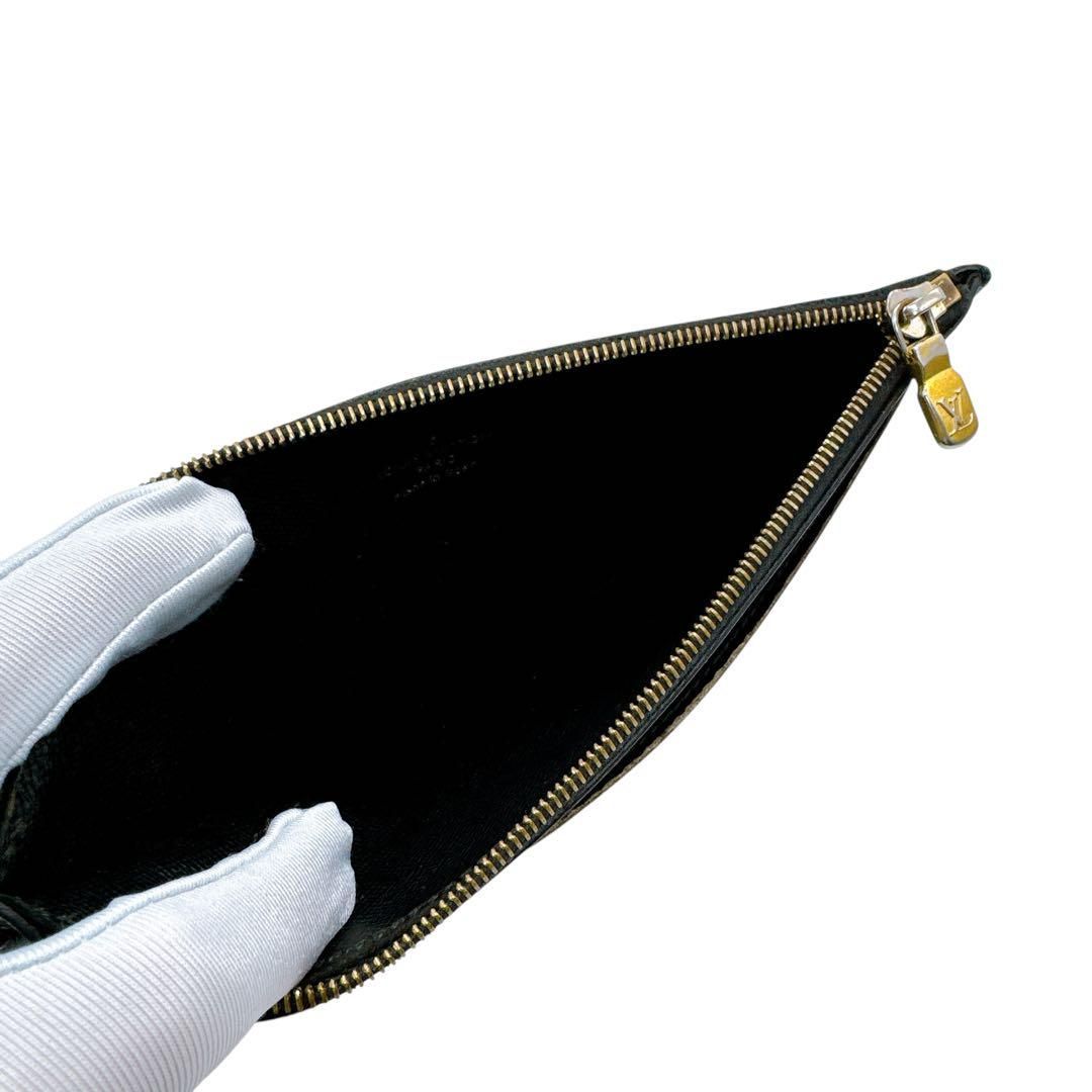 ルイヴィトン M80390 モノグラムリバース スリム パース 長財布 美品  