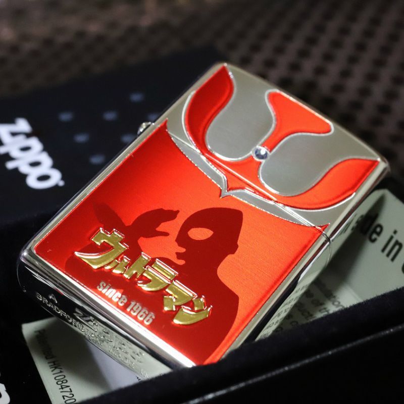 ZIPPO ウルトラマン シルバー ジッポ ライター 円谷プロ 正規品 二面