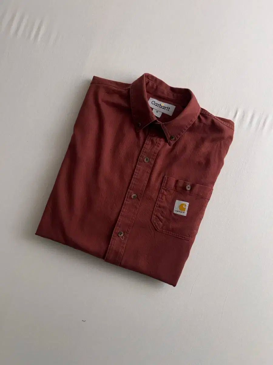 Carhartt(カーハート) リメイク レッドブラウン シャツ