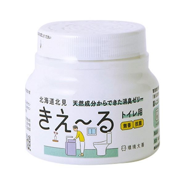 （まとめ） 環境大善 きえーるトイレ用 ゼリータイプ 無香 本体 160g H-KTJ-160 1個 【×5セット】