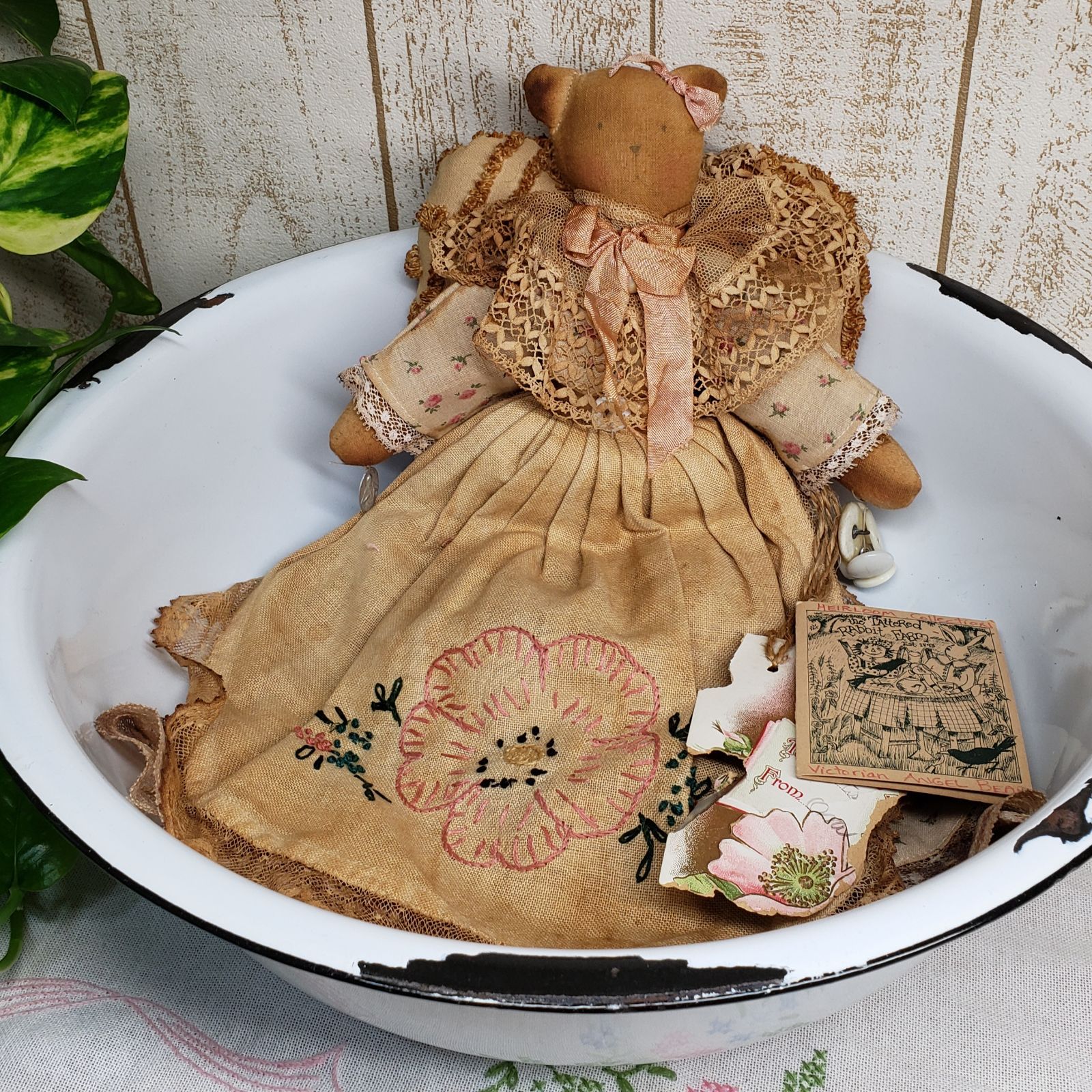 カントリードール タタードラビット【エンジェル ベア】アメリカン