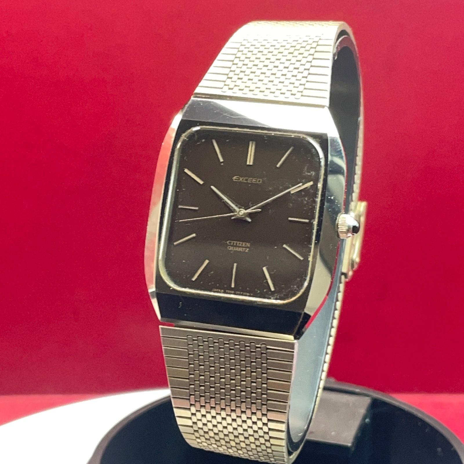 1989年製 CITIZEN EXCEED 超硬ベゼル 純正SSブレス 日本製