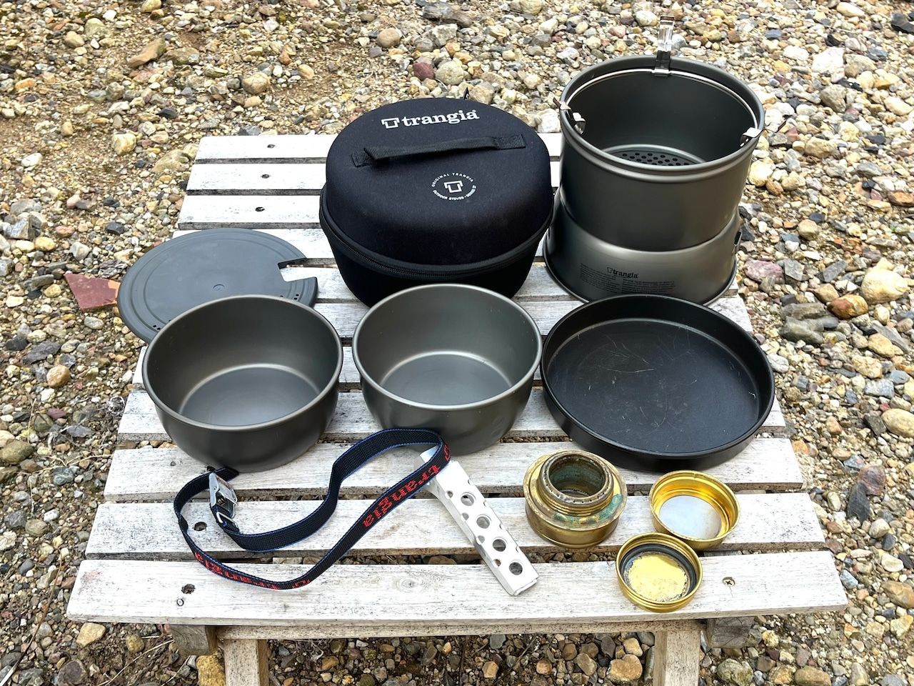 trangia トランギア ストームクッカー ULハードアノダイズド L マルチディスク＆EVAケース セット