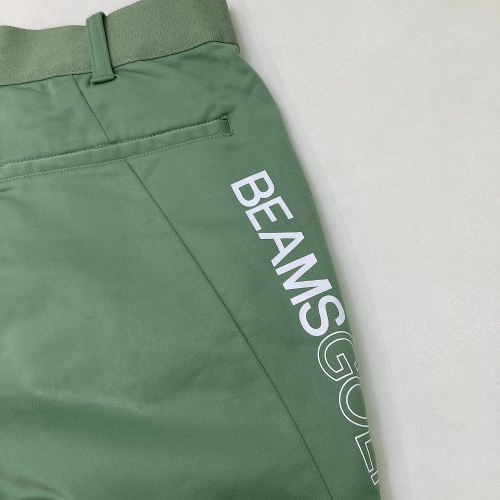 サイズ：L BEAMS GOLF ビームスゴルフ 2023年モデル 裏起毛パンツ  グリーン系 [240101428202] ゴルフウェア メンズ ストスト BEAMS GOLF ビームスゴルフ 2023年モデル 裏起毛パンツ グリーン