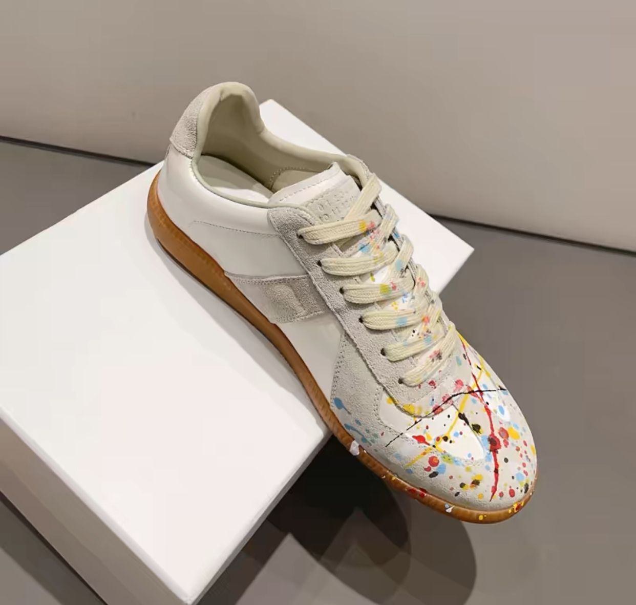 Maison Margiela レプリカペイントスプラッターエフェクトスニーカー - メルカリ