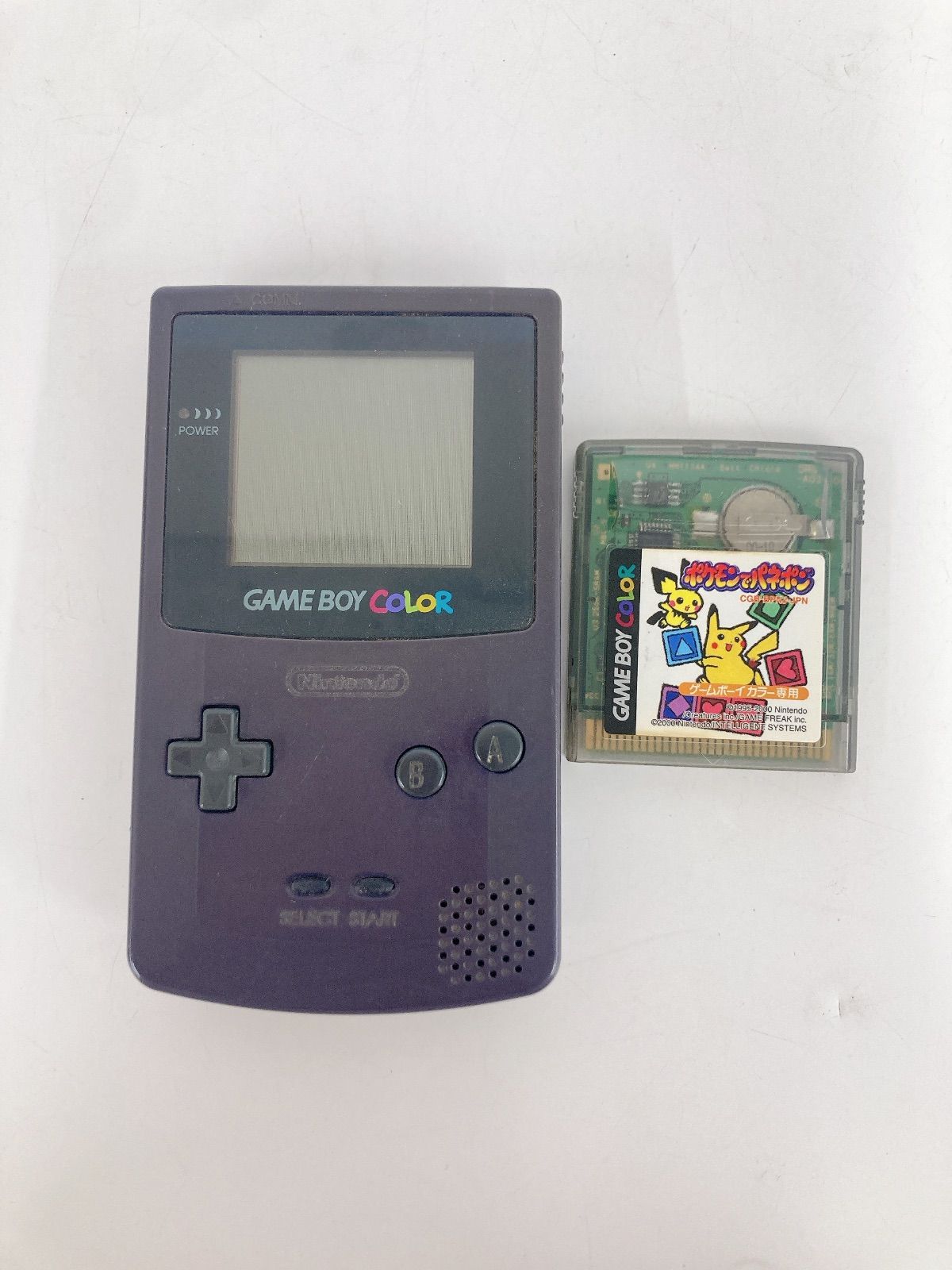 ＃ ジャンク品 Nintendo ゲームボーイ CGB-001 ソフト付き ゲーム機本体 1
