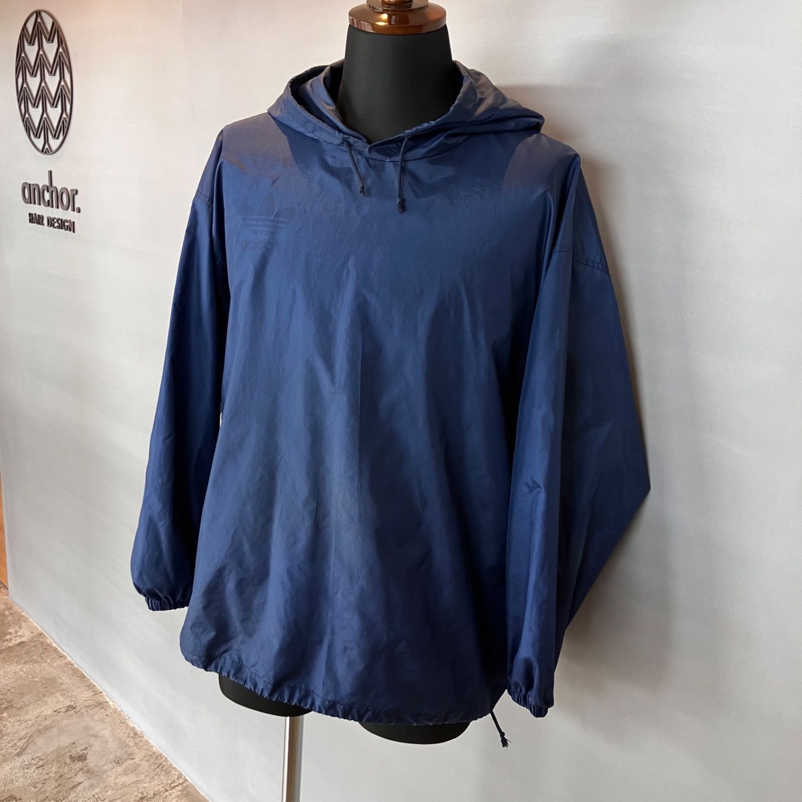 90's adidas アディダス ナイロンプルオーバー ウインドブレーカー