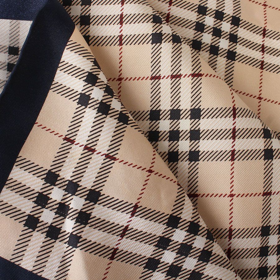 NWH25002 美品 BURBERRY バーバリー スカーフ シルク ノバ