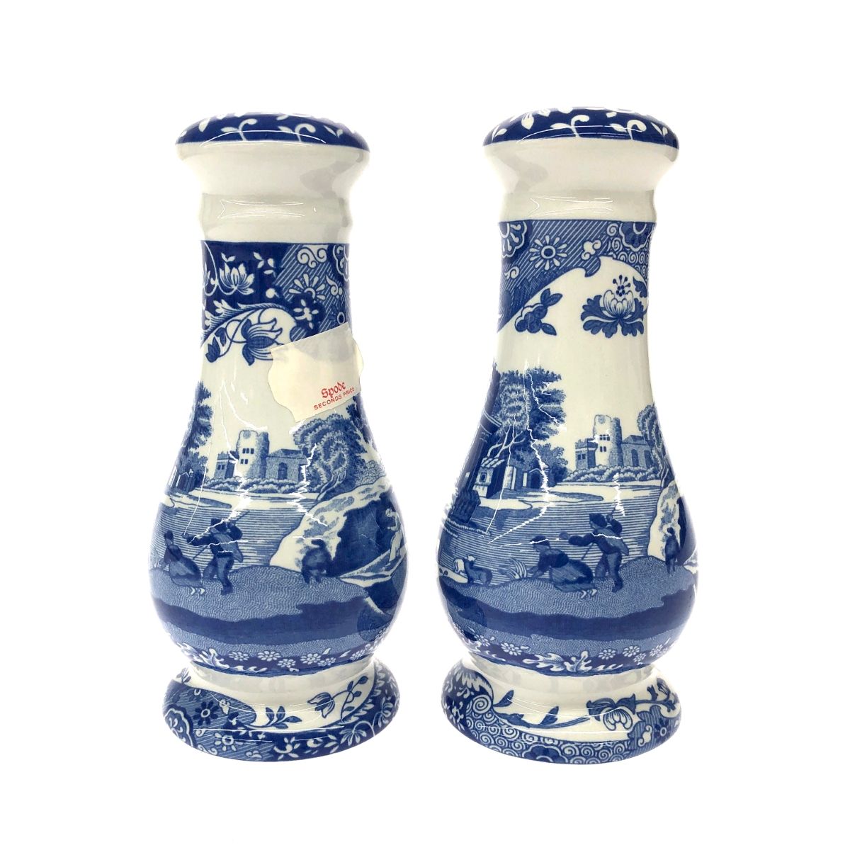 良好 SPODE スポード ブルーイタリアン ソルト-ペッパー ホワイト ブルー 240001152986