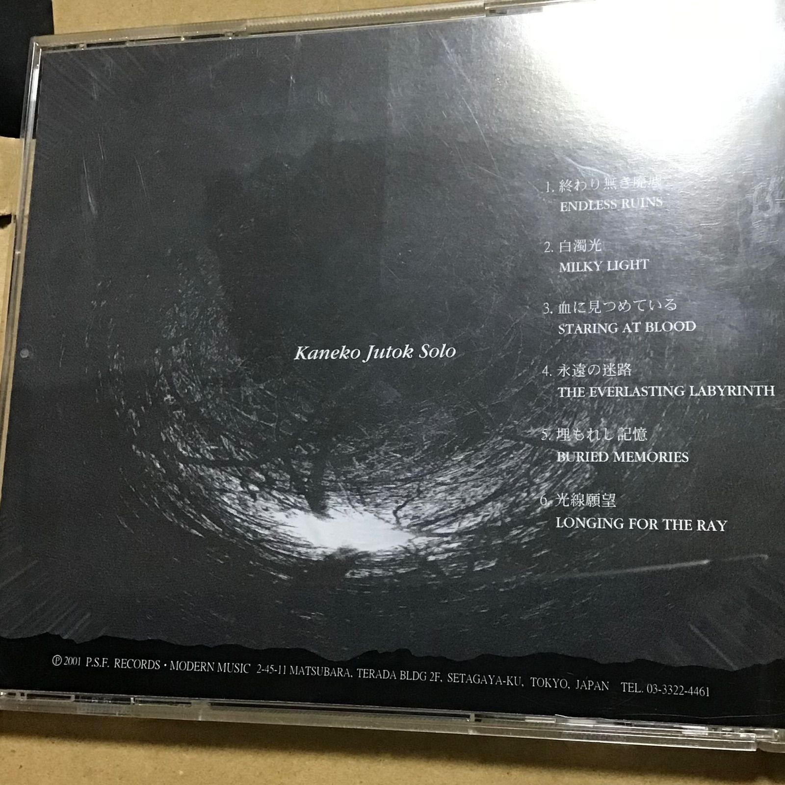 金子寿徳 solo / 終わり無き廃墟 (光束夜)CD 激レア品 - メルカリ